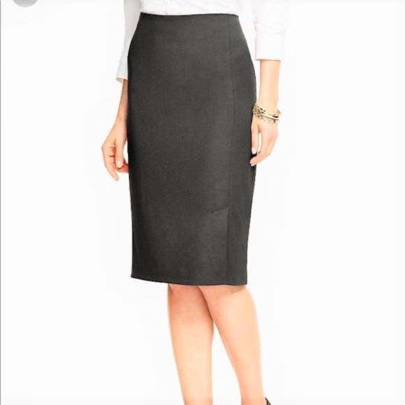 Talbots WOOL italian flannel lined camel colour midi skirt. Sz 12 - Picture 1 of 16